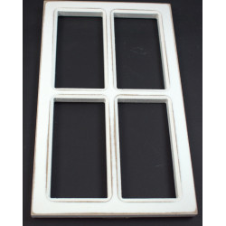 pb. 1 wooden window frame white