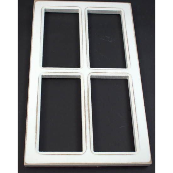 pb. 1 wooden window frame white