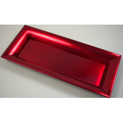 pc. 1 plastic plate red