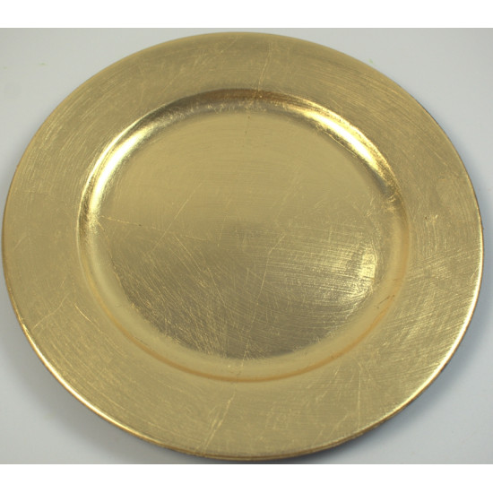 Dekor tányér 20cm arany