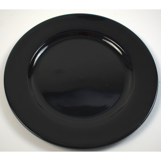 Dekor tányér 20cm fekete