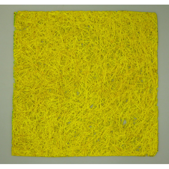 Fa gyapot alap 35×35cm sárga