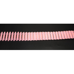 Fig. Kerítés 5cm×90cm rózsaszín