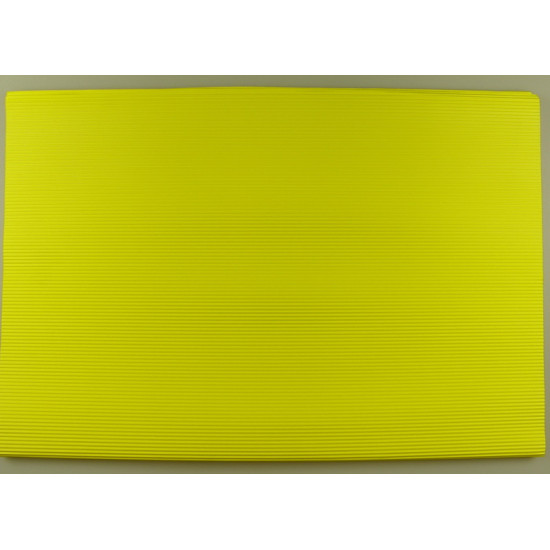 Hullámpapír 52×68cm sárga