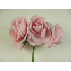 Polifoam boglárka 7cm rózsaszín