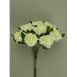 Polifoam rózsa 3cm krém