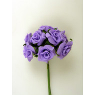 Polifoam rózsa 3cm purple