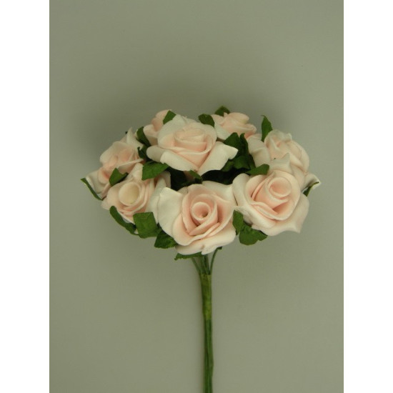 Polifoam rózsa 3cm pink