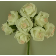 Polifoam rózsa 5cm white