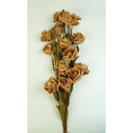 Polifoam rózsa csokor 6cm×60cm barna