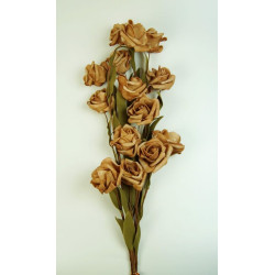 Polifoam rózsa csokor 6cm×60cm barna