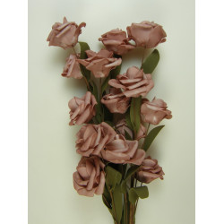 Polifoam rózsa csokor 6cm×60cm mályva
