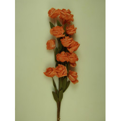 Polifoam rózsa csokor 6cm×60cm narancs