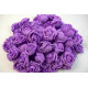 Polifoam rózsa fej 4,5cm lila