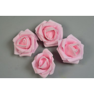 Polifoam rózsa fej 4,5cm pink