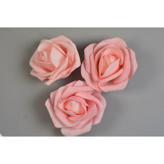 Polifoam rózsa fej 7cm pink