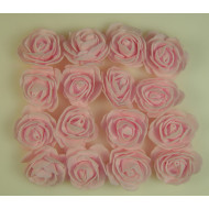 Polifoam rózsa fej fodros 4,5cm pink
