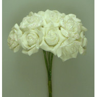 Polifoam rózsa futó 3cm white
