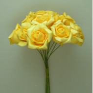 Polifoam rózsa futó 3cm yellow