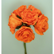 Polifoam rózsa pünkösdi 6cm orange