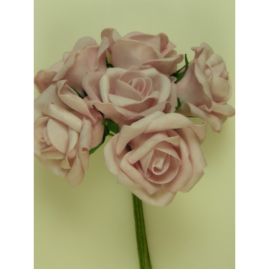 Polifoam rózsa vad 6cm vil.lila