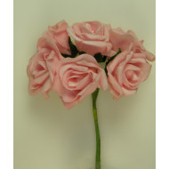 Polifoam rózsa vad 6cm vil.rózsaszín